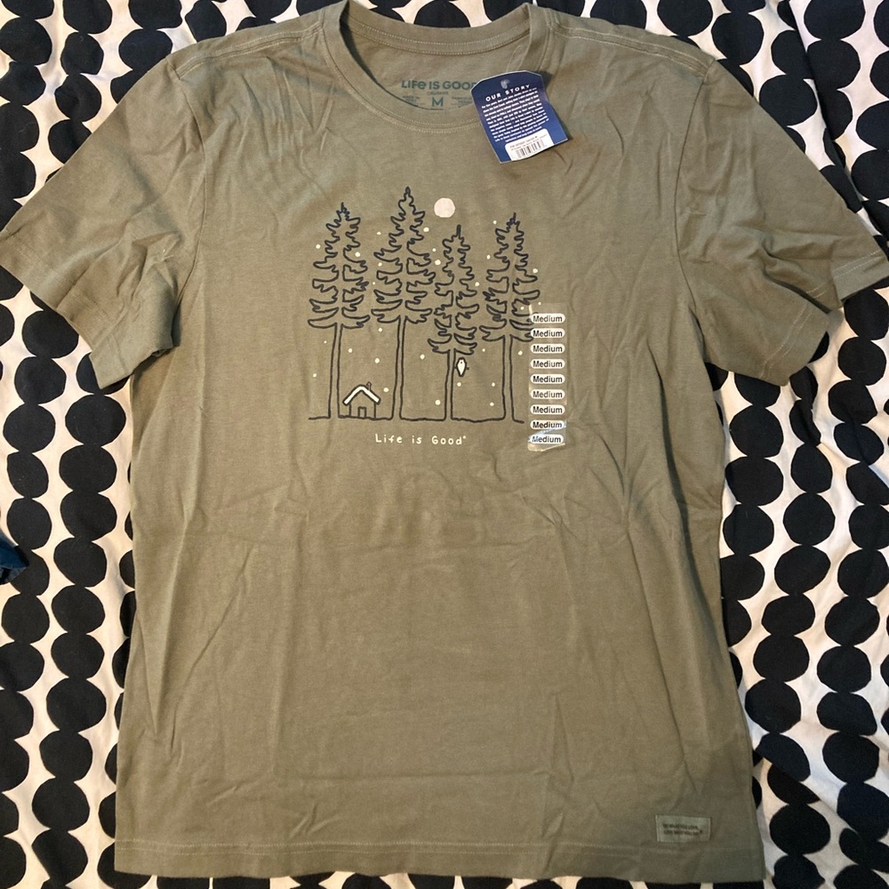 Life is Good graphic tee